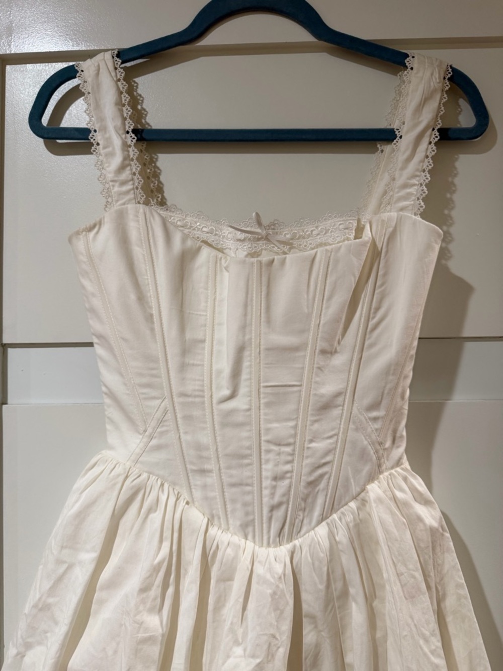 House of CB White Vintage-Style Mini Dress - Picture 3 of 12